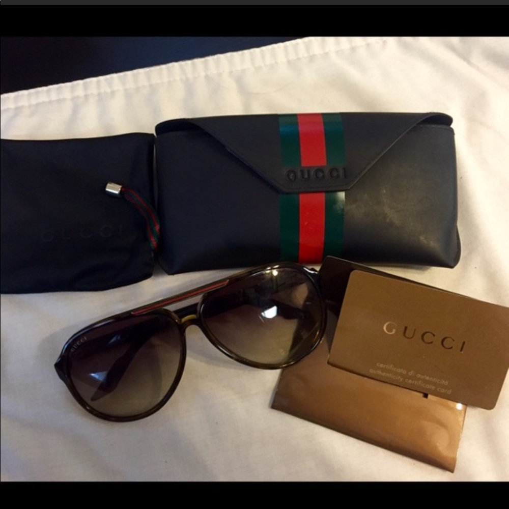 Gucci aviator sunglasses